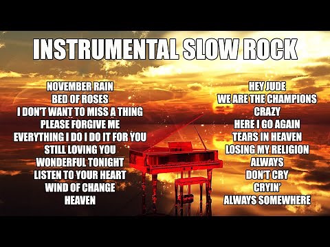 Instrumental Slow Rock - Soothing Piano Sound