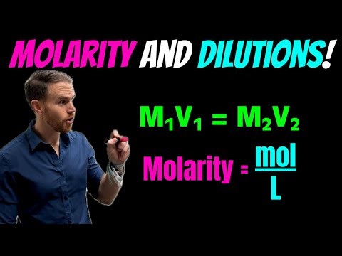 How to Calculate Molarity and Solve Dilution Problems!