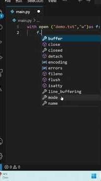Write Data to File in Python 🐍 | File Handling Basics #Shorts | ICNT Coding Gyan