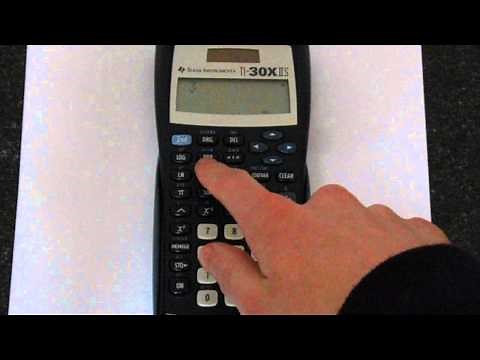 TI-30X IIS: Factorials