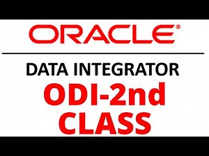 Oracle Data Integrator 12c | Second Class- Oracle Data Integrator Tutorial - For Beginners