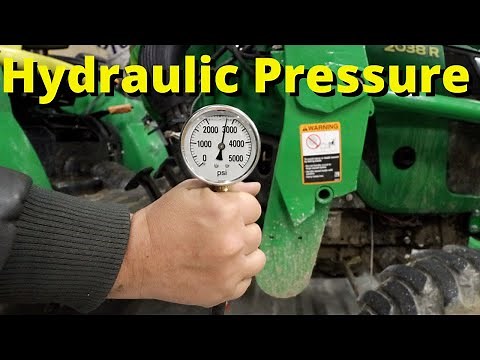 How to Check Hydraulic Pressure, and an Issue with the Hydraulic Top Link on My John Deere 2038R