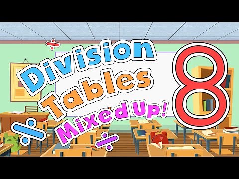 Division Tables 8 All Mixed Up | Jack Hartmann