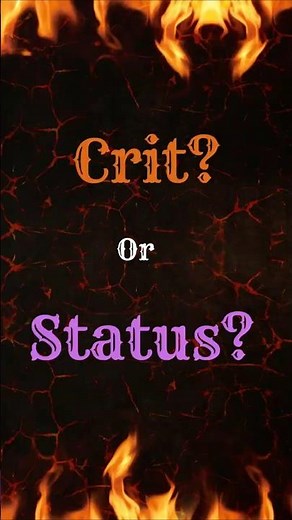 Warframe: Crit or Status? #tennocreate