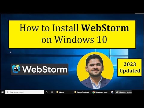 How to Install WebStorm on Windows 10 | 2023 | Amit Thinks