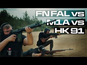 The Ultimate Battle Rifle Showdown! FN FAL vs M1A vs HK 91