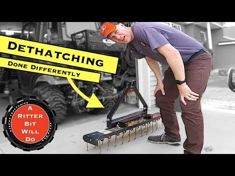 DETHATCHING DONE DIFFERENTLY (Kubota BX23S)