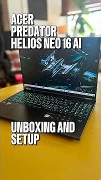 Unboxing the Acer Predator Helios Neo 16 AI