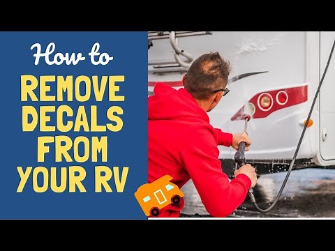 How To Remove Cracked Decals From RV?
