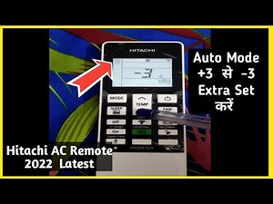 HITACHI AC REMOTE AUTO MODE 2022 Hitachi Ac Remote Functions ac remote function