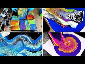 11 Ways To Get Beautiful Cells With The Fluid Art Swiping Technique!