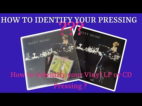 How to identify a vinyl record LP & CD pressing (version) the fastest, easiest and best way !