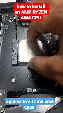 pc tips for beginners : installing an AMD AM4 CPU