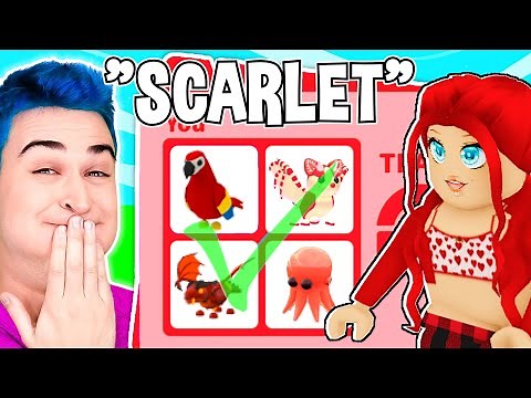 Trading *STRANGERS* Their *FAVORITE COLOR* In Adopt Me Roblox !!