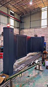 The Folding Fortress: Space-Saving Gate Choreography