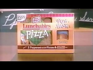 LUNCHABLES Pizza - 1996 Commercial