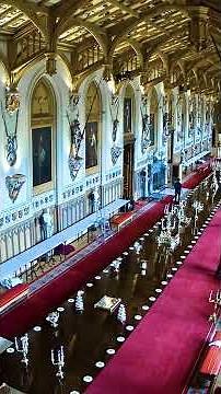 Windsor Castle State Banquet | Watch a timelapse of the table being prepared in St George's Hall