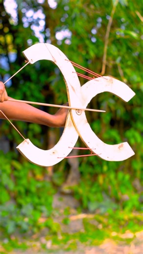 Handmade bamboo arrows