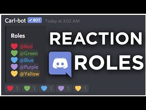 How To Make Reaction Roles On Discord 2023 | How To Make Reaction Roles Carl Bot