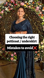 3.8K reactions · 155 shares | What petticoat under your saree... ?...