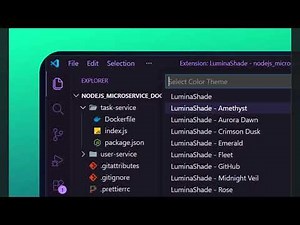 LuminaShade – The Most Beautiful VS Code Theme Pack You Need