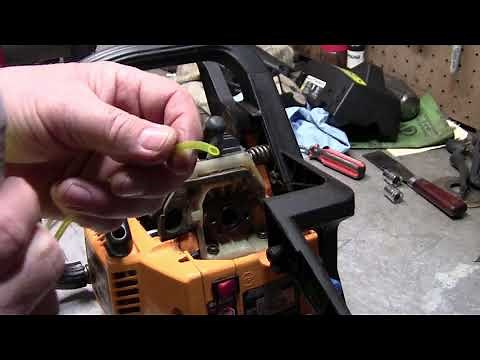 Poulan chainsaw fuel line replacement