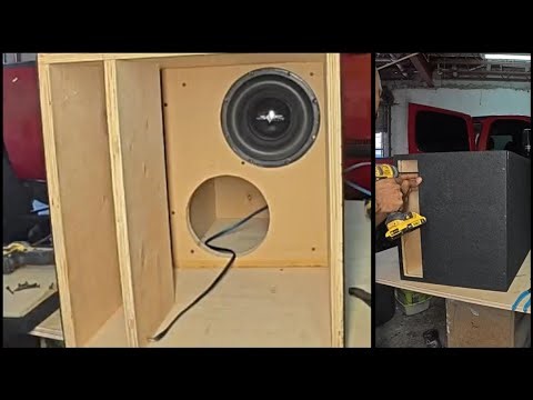 How To Build A 6th Order Bandpass Subwoofer Enclosure.