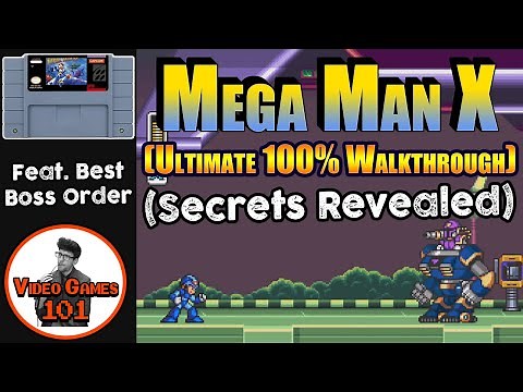 Mega Man X Walkthrough | 100% Guide w/Boss Order | Video Games 101