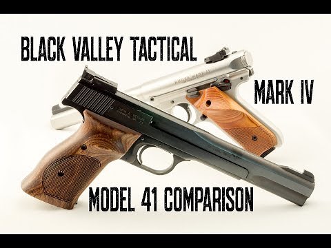 Smith & Wesson Model 41 and Ruger Mark IV Competition Comparison