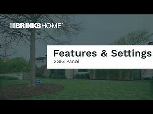 Brinks Home 2GIG GC2 Panel - Features & Settings