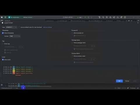 Android Studio | Show Only Tag and Message in Logcat (Clean Output)