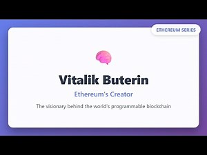 Vitalik Buterin: Ethereum's Creator | The Visionary Behind the World Computer