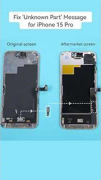 iPhone 15 Pro soft OLED screen replacement guide with IC transplant