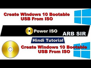 Create Bootable USB Using Power ISO | BOOTABLE PENDRIVE कैसे बनाये Power ISO से जानिए VIDEO MAIN