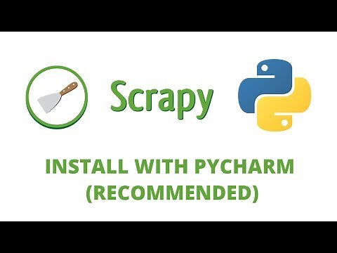 Python Scrapy Tutorial - 4 - Installation with Pycharm (recommended)
