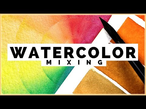 How to Mix Watercolors Like a PRO! Watercolor Painting for Beginners