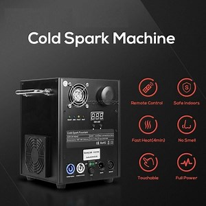 Cold Spark Indoor Firework Machine Silver Fountain - Stage, Weddings, Events and Parties (1 Day)