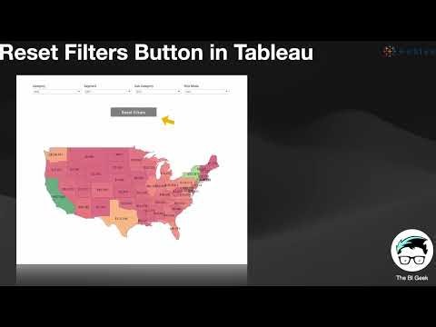 How to Add a Reset Filter Button in Tableau | Step-by-Step Guide