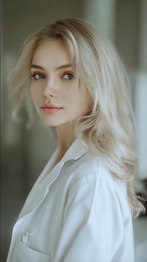 Chic White Lab Coat Fashion Showcase #fashion #chicstyle #labcoat