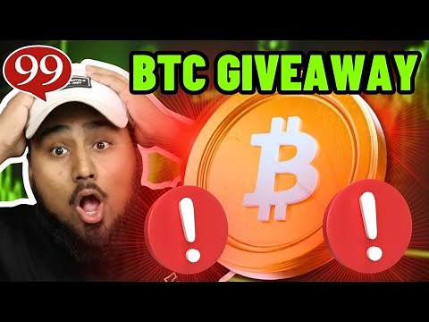 HUGE $9,999 BTC GIVEAWAY - Here's How to Enter 🔥