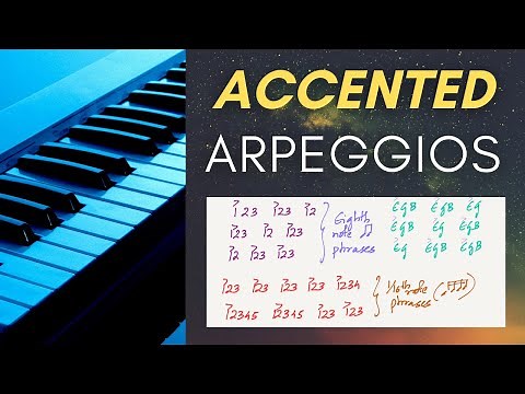 Develop UNIQUE Piano Arpeggios using ACCENTS