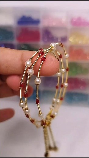 DIY Pearl & Gold Beaded Bracelet | Easy & Elegant Handmade Jewelry Tutorial