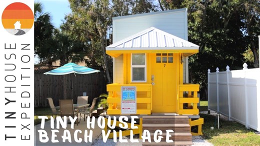 Chill tiny house beach village: a Siesta Key beach getaway