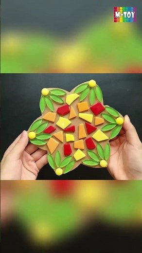 🎨 DIY Flower Mosaic | Easy Step-by-Step Tutorial for Beginners