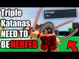The TRIPLE KATANAS Is The BEST WEAPON NOW.. | Roblox Combat Warriors
