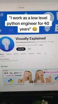 "I work as a low level python engineer for 40 years" 😂 #fyp #coding #programming #foryourpage