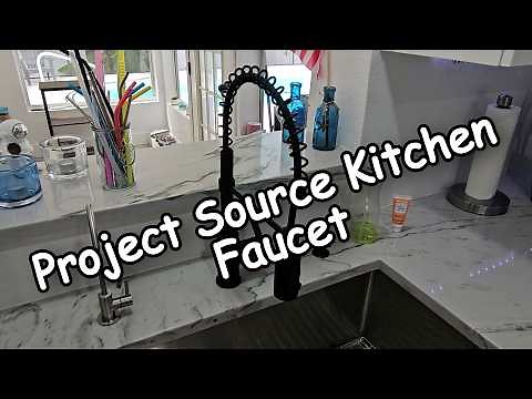 Project Source (Lowe's) Flynt Matte Black Pull-down Faucet Review | 3-Month Usage Feedback 2024
