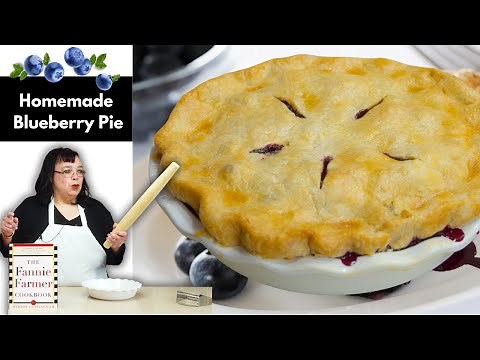How to Make Homemade Blueberry Pie from Scratch