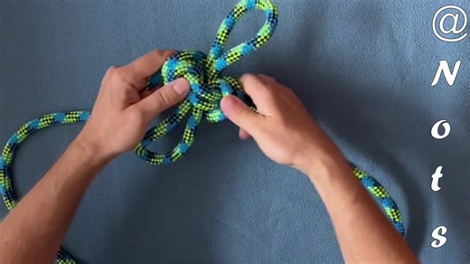 Counter Directional Alpine butterfly loop knot is same like double Alpine butterfly knot but it creates two different loops in counter direction. The main aim is loading in multiple directions. #knot #knots #nudos #climbing #sailing #technique #rope #ropeaccess #anchor #video #viralpost ⚠ Note: Working with knots can be dangerous if you're not experienced. Incorrectly tied knots might fail under pressure, leading to accidents. If you're not an expert, take time to learn proper knot-tying techniq