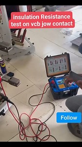 370K views · 4.9K reactions | VCB IR Test and Jaw Contact Resistance...